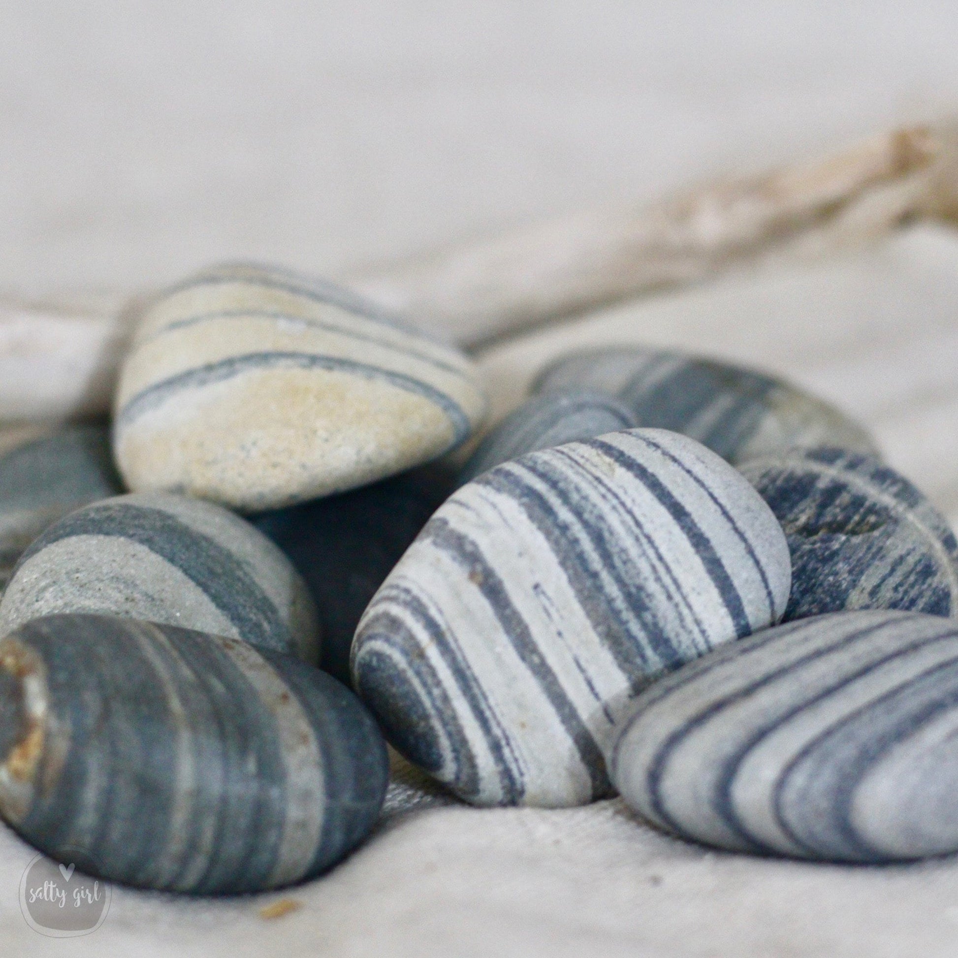 Striped Beach Stones