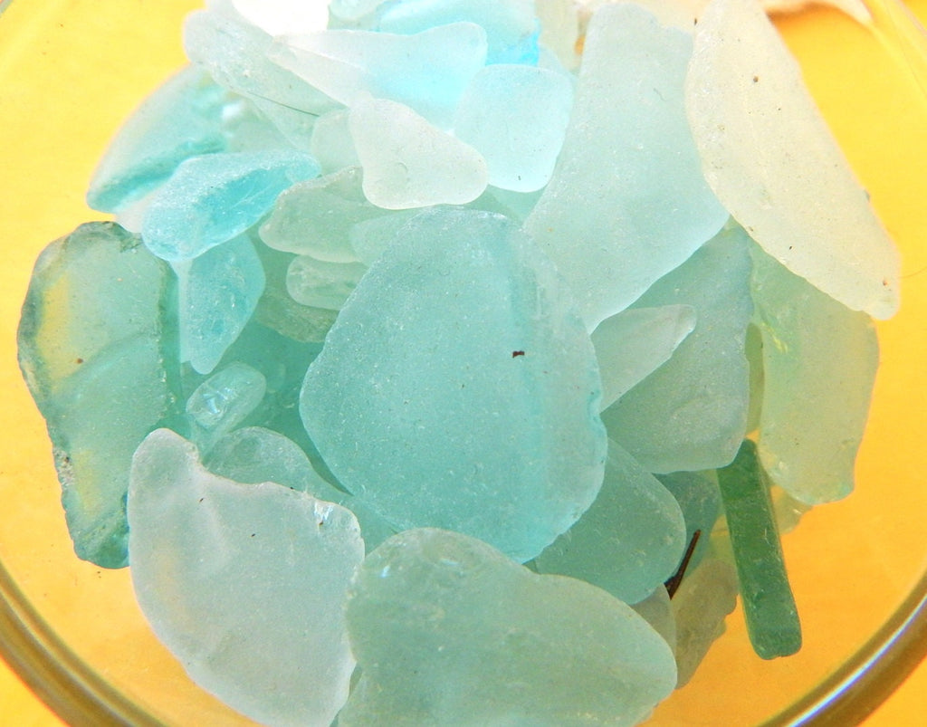 2 oz Bulk Genuine Aqua Sea Glass – Ocean Tumbled in Maine!