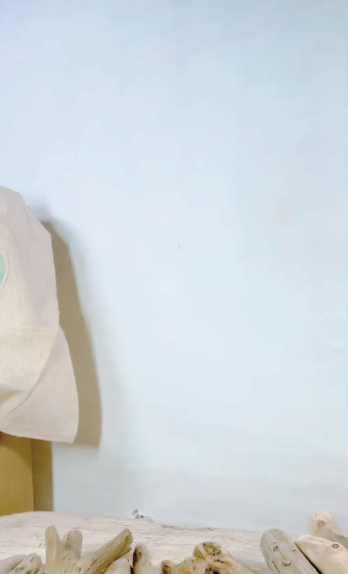 Mini Driftwood Christmas Tree 12" - Handmade Coastal Holiday Decor with Twinkle Lights & Storage Tote