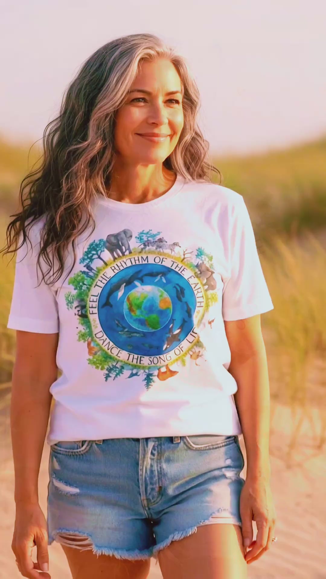 Earth Circle Tee – Organic Cotton T Shirt | Feel the rhythm of the earth