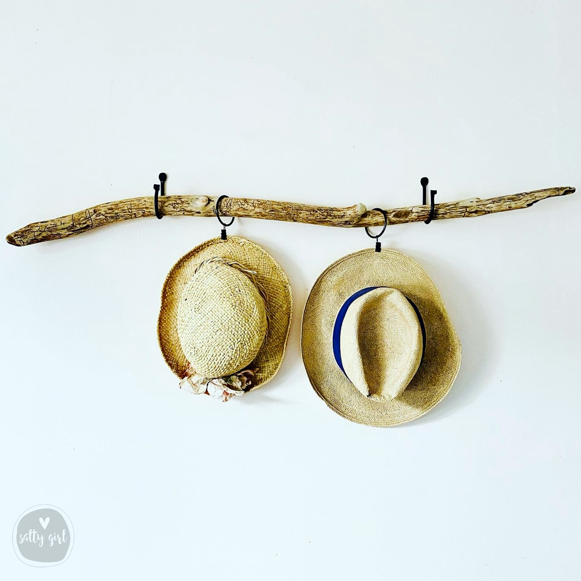 Driftwood Curtain Ring Clips for Driftwood Branch & Boat Oars