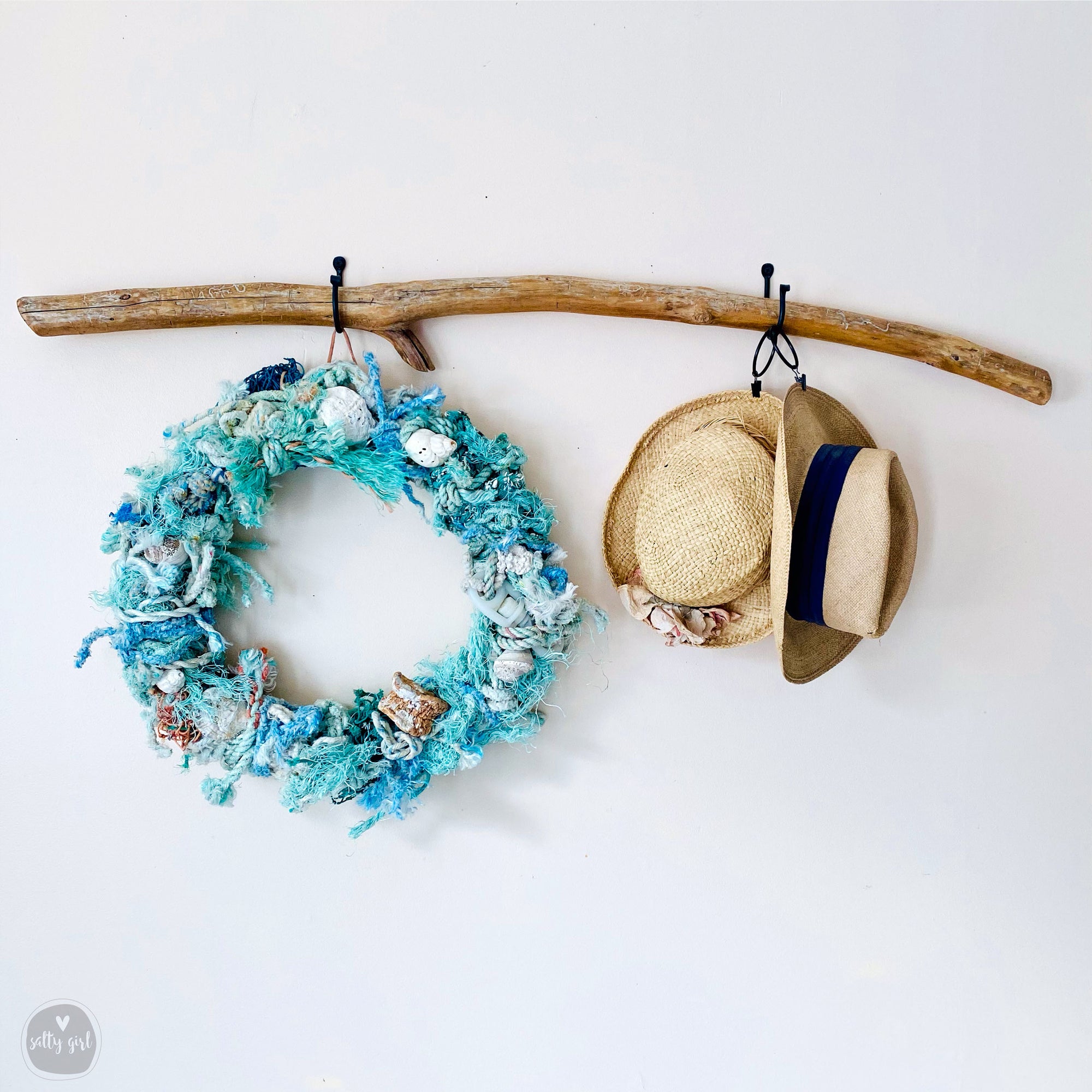 Driftwood Curtain Ring Clips for Driftwood Branch & Boat Oars