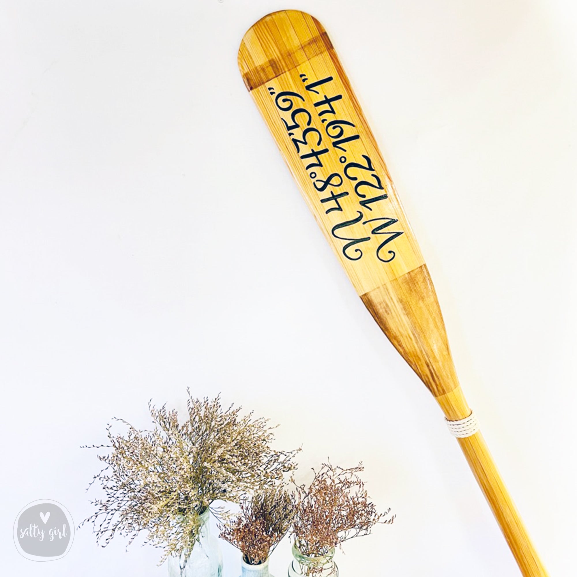 Custom Oars // Hand Painted Canoe Paddle // Canoe Oar // Home Decor // Personalized on sale // Wedding // House Sign