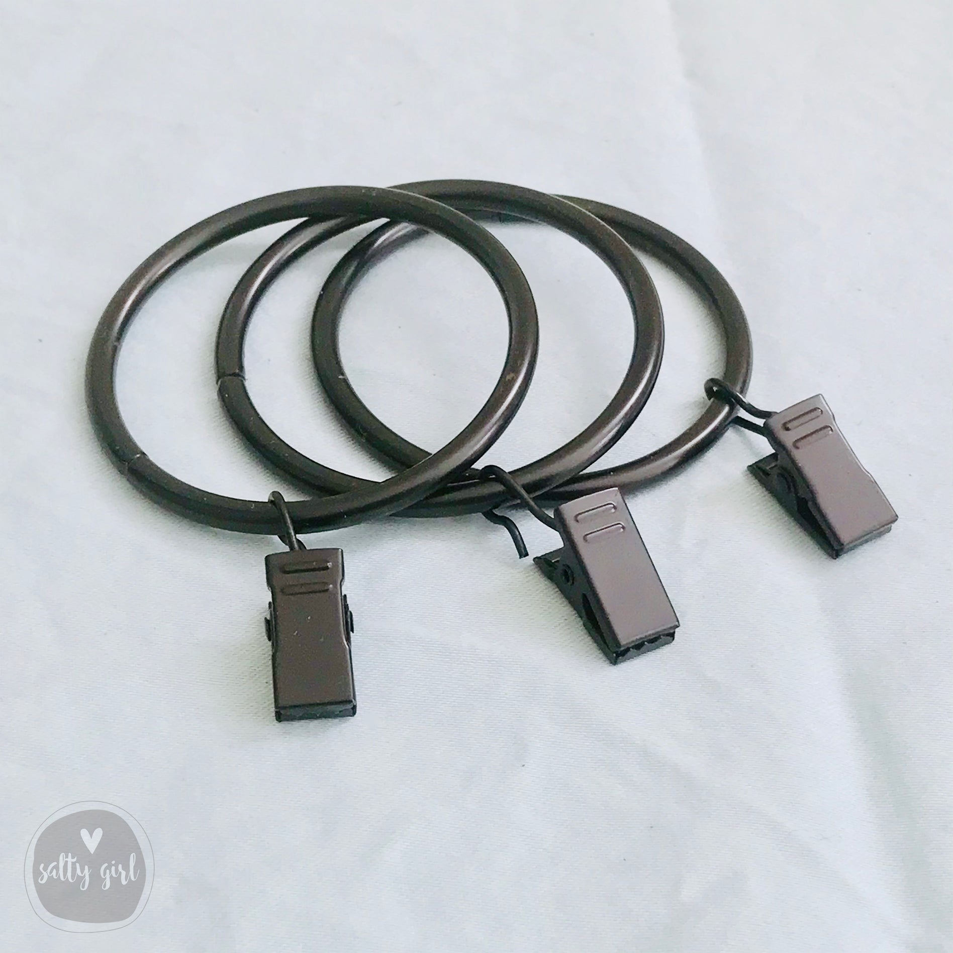 Driftwood Curtain Ring Clips for Driftwood Branch & Boat Oars