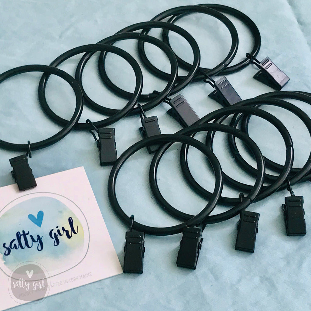 Driftwood Curtain Ring Clips for Driftwood Branch & Boat Oars