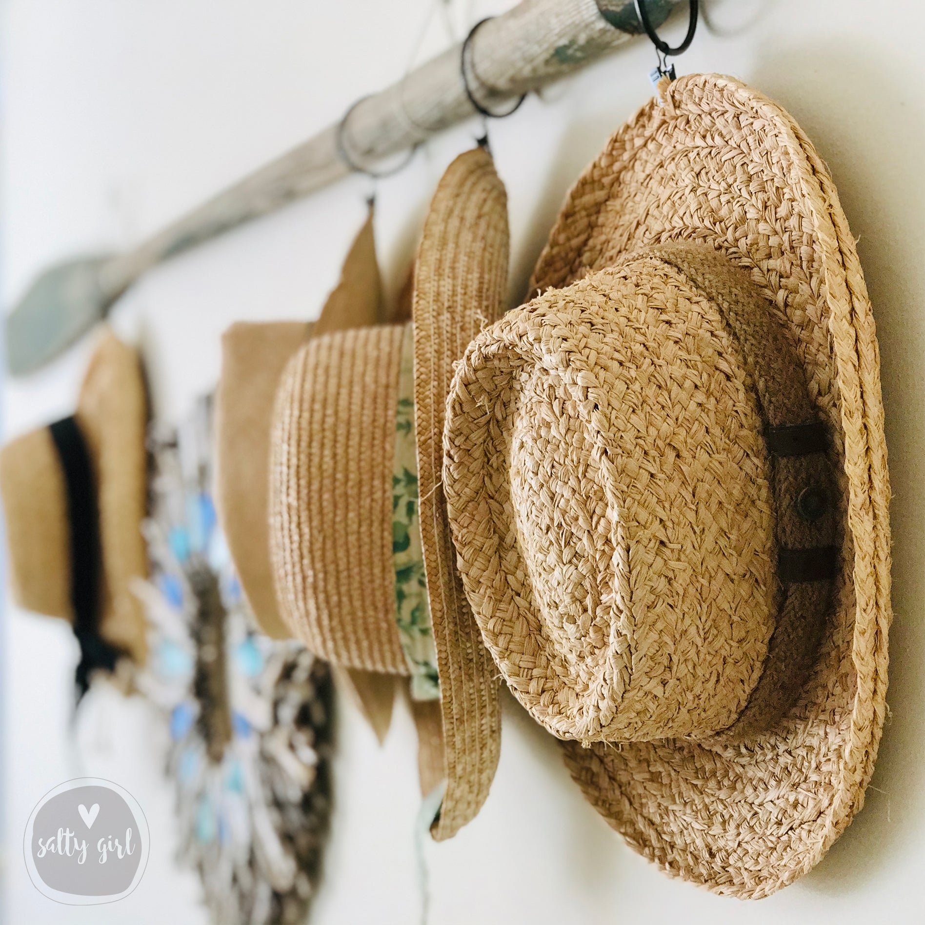 Driftwood Curtain Ring Clips for Driftwood Branch & Boat Oars