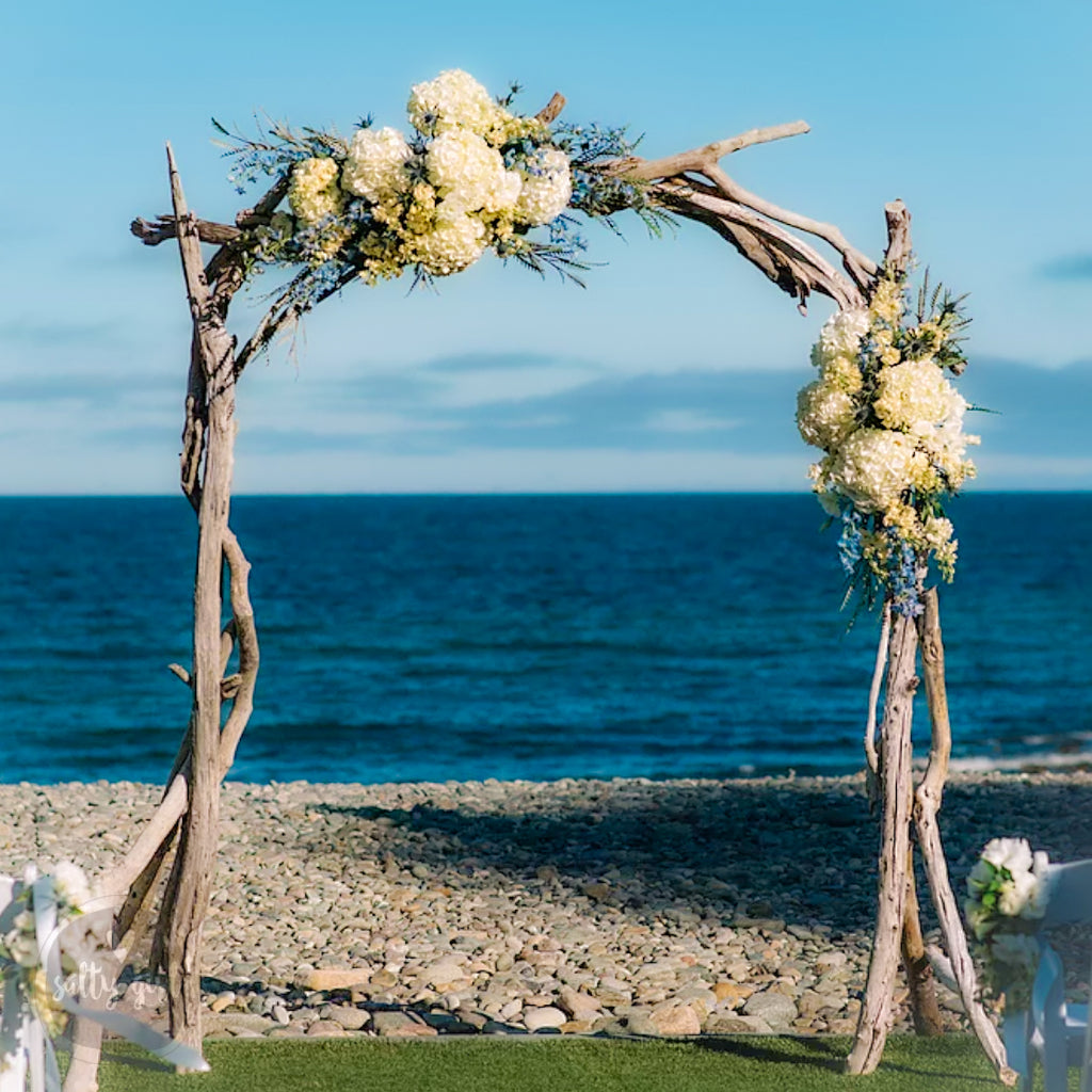 Rustic Driftwood Arch - Versatile & Portable Wedding Decor - Beach Ceremony Arbor