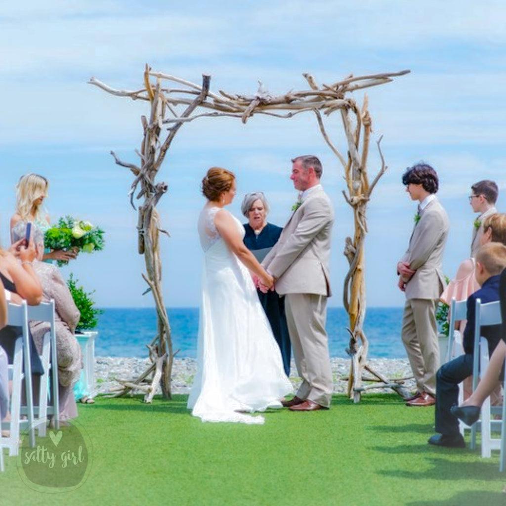 Rustic Driftwood Arch - Versatile & Portable Wedding Decor - Beach Ceremony Arbor