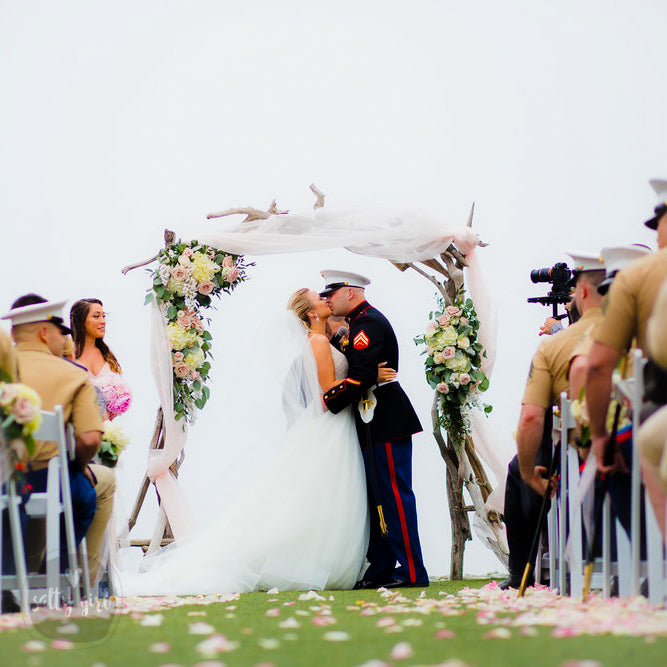 Rustic Driftwood Arch - Versatile & Portable Wedding Decor - Beach Ceremony Arbor