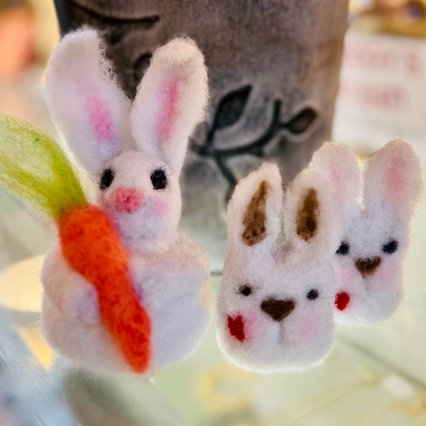 Felted Easter Bunny