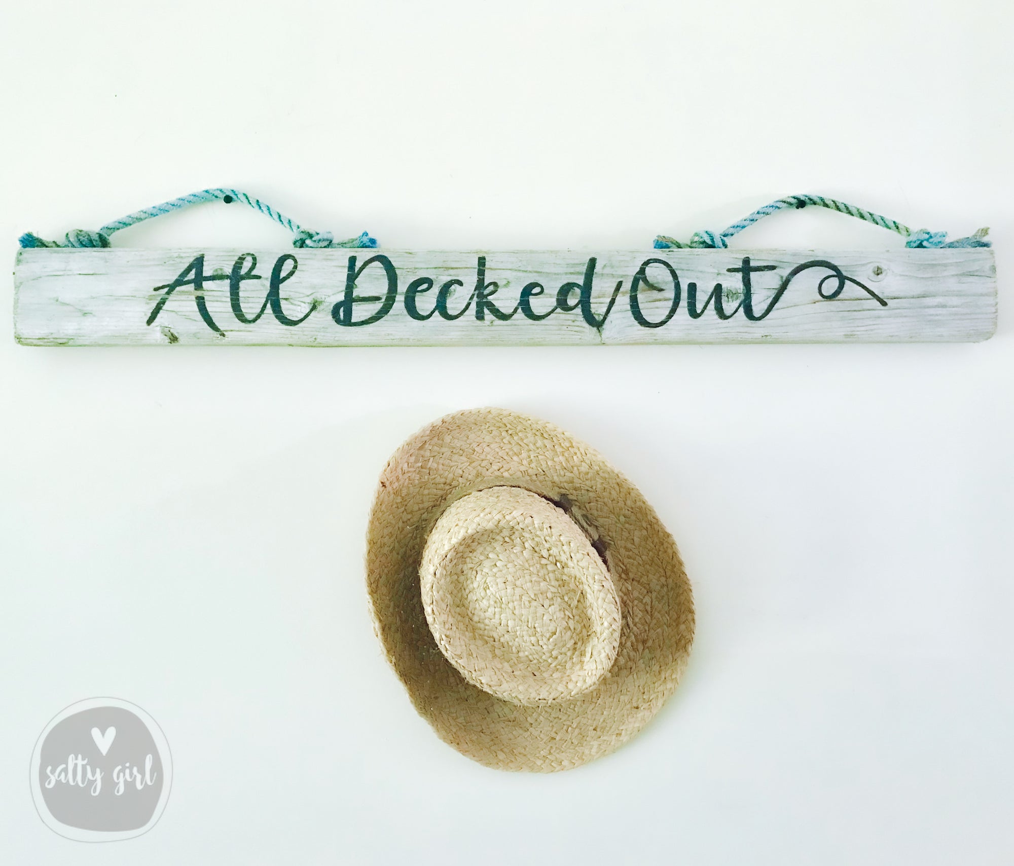 Large Custom Driftwood Sign with Rope Hangers - 4-6 Ft Personalized Sign