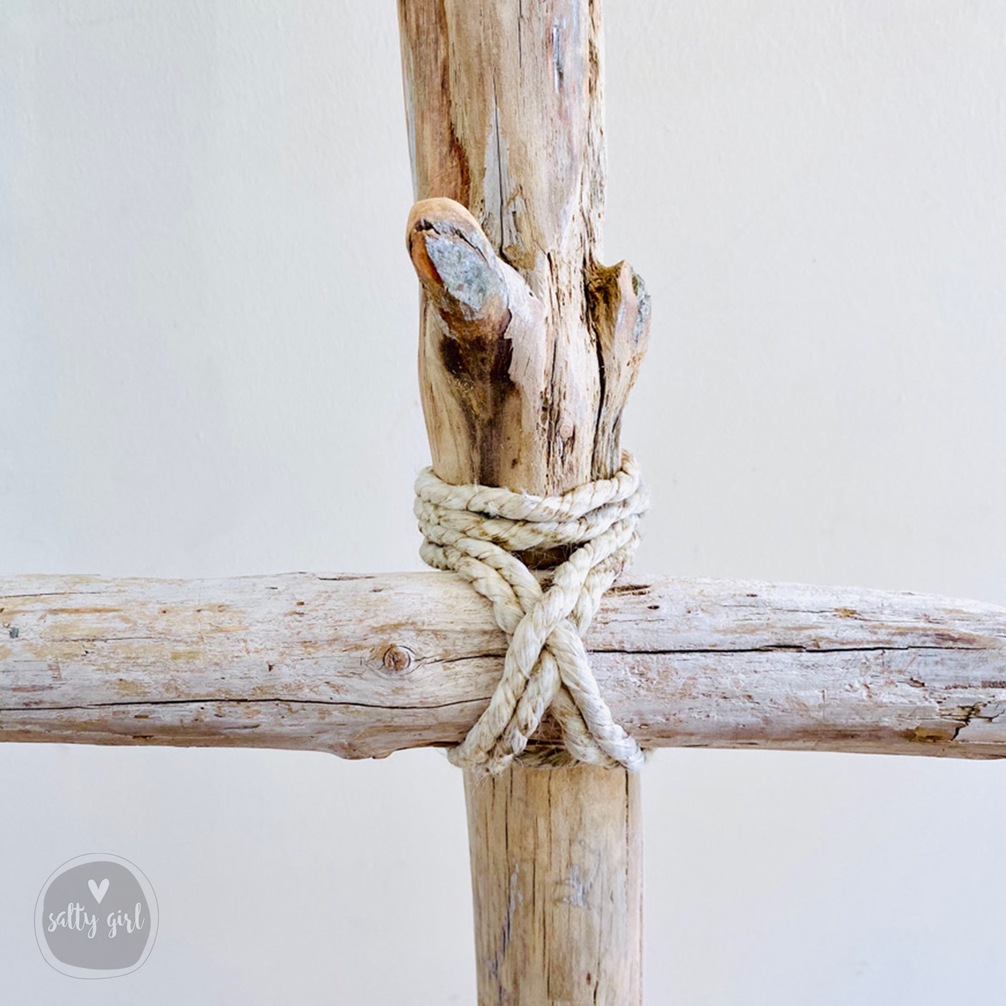 Driftwood Blanket Ladder - Handmade Quilt Ladder - Loft Ladder