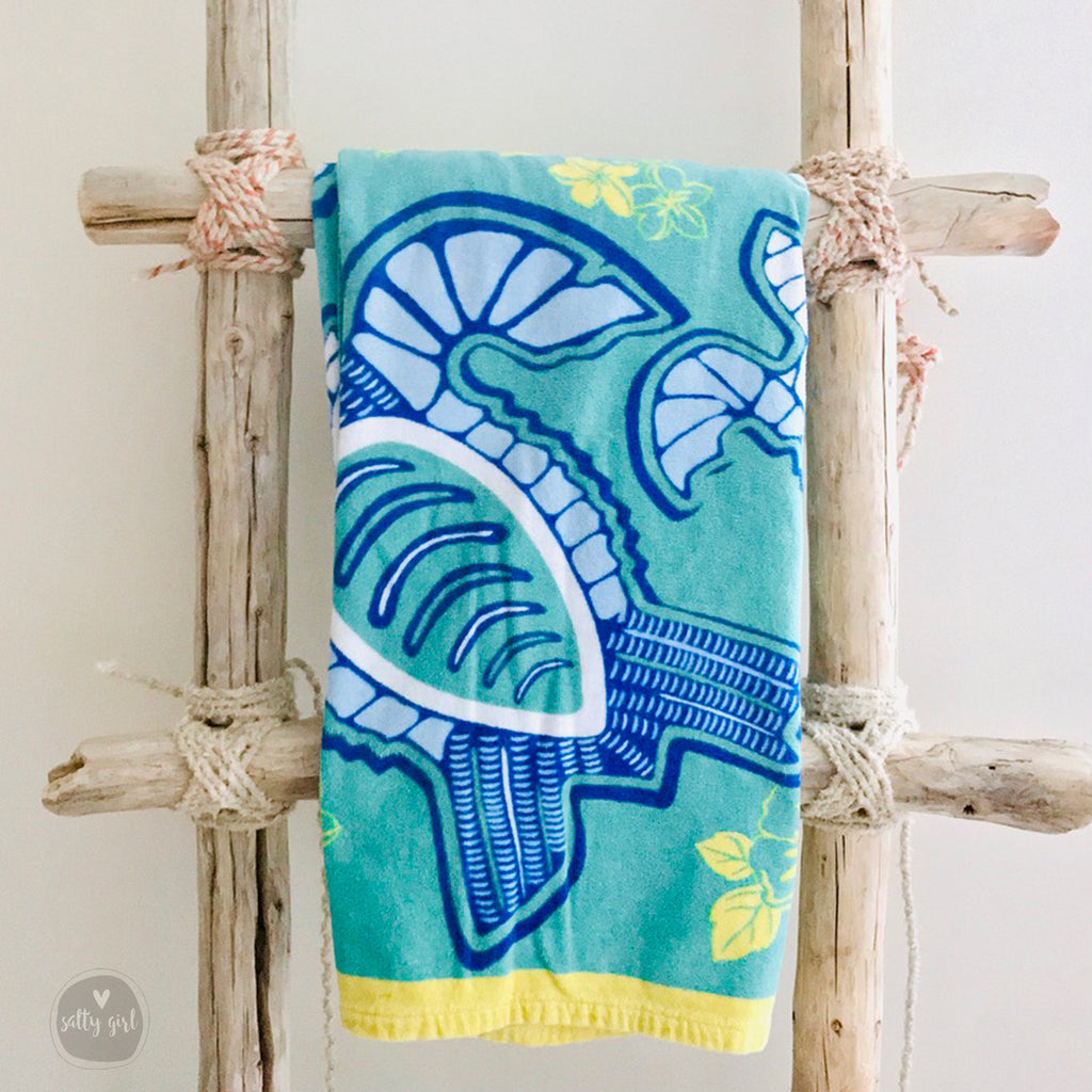 Driftwood Blanket Ladder - Handmade Quilt Ladder - Loft Ladder
