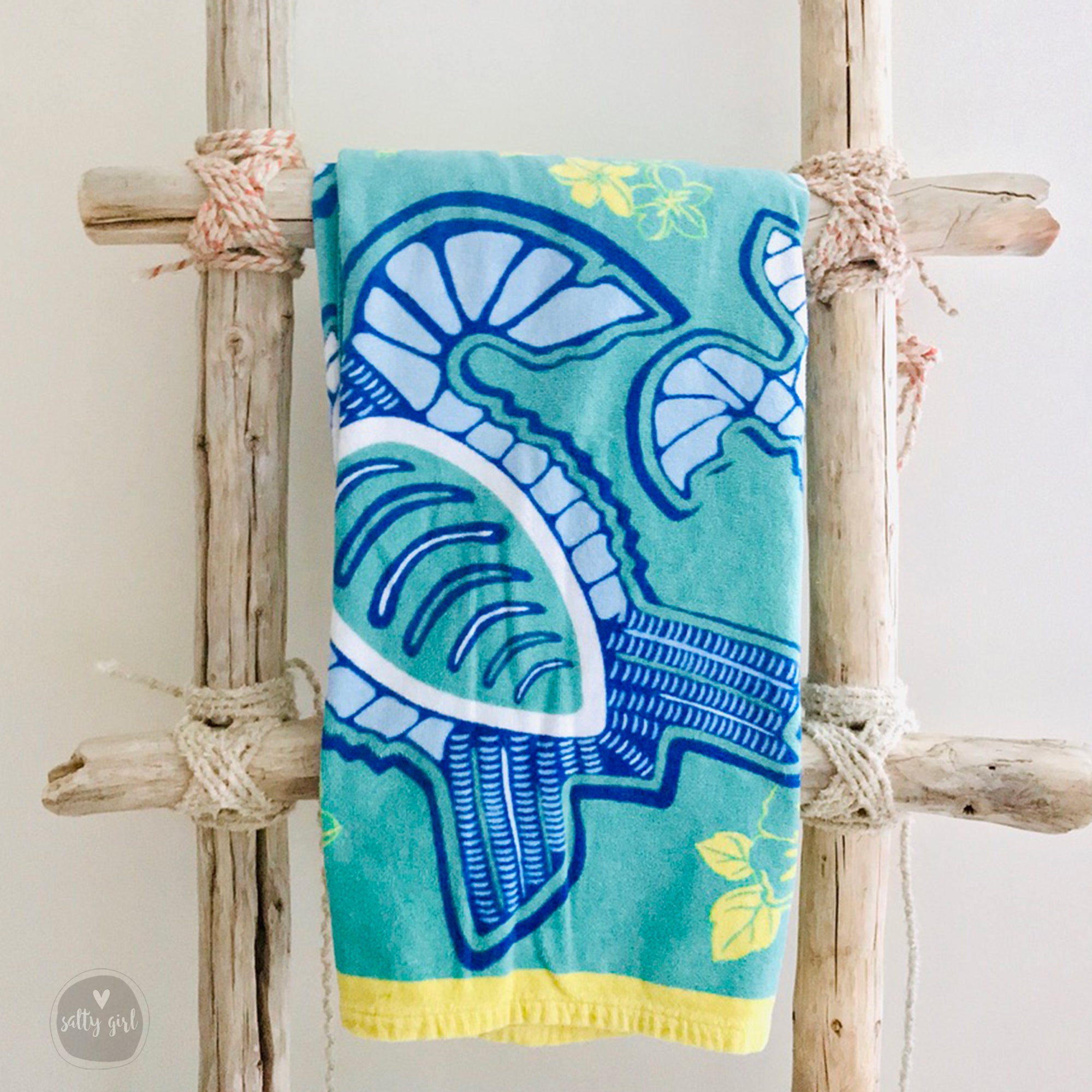 Driftwood Blanket Ladder - Handmade Quilt Ladder - Loft Ladder