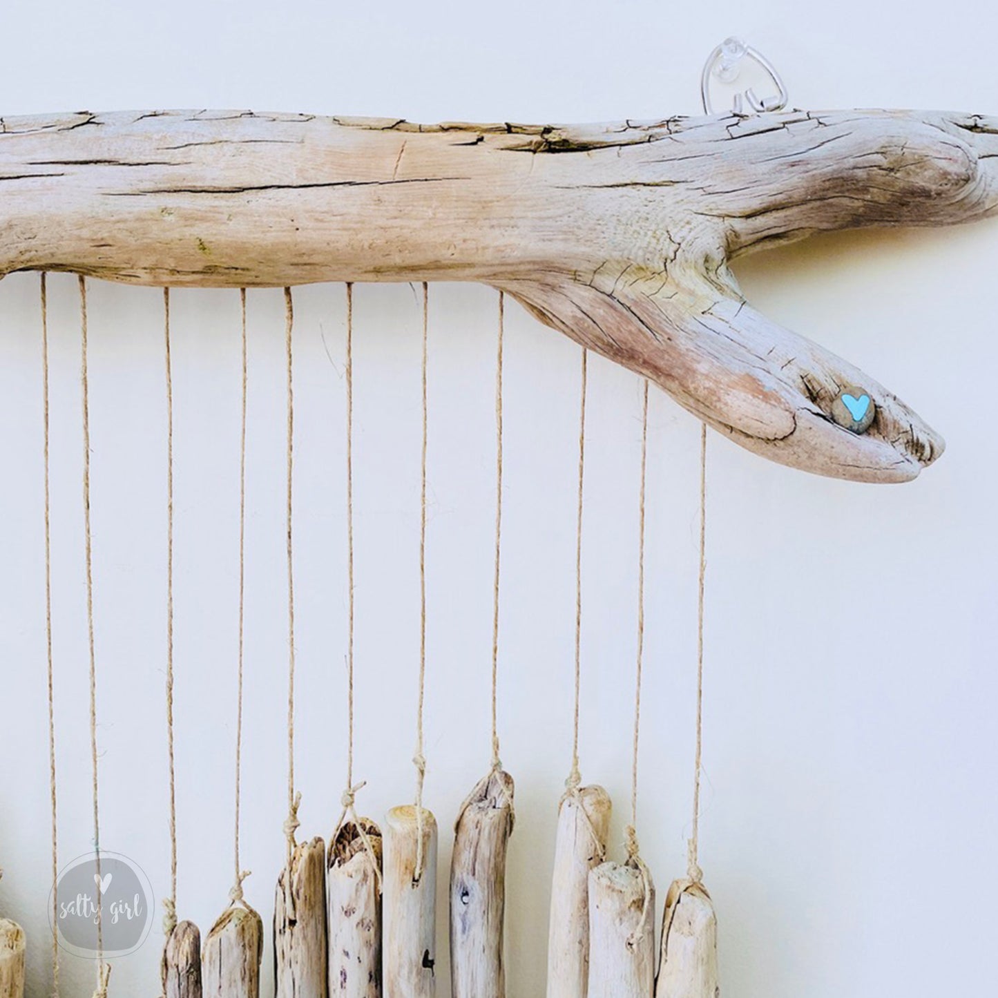 Driftwood Hanging Heart Wall Decor