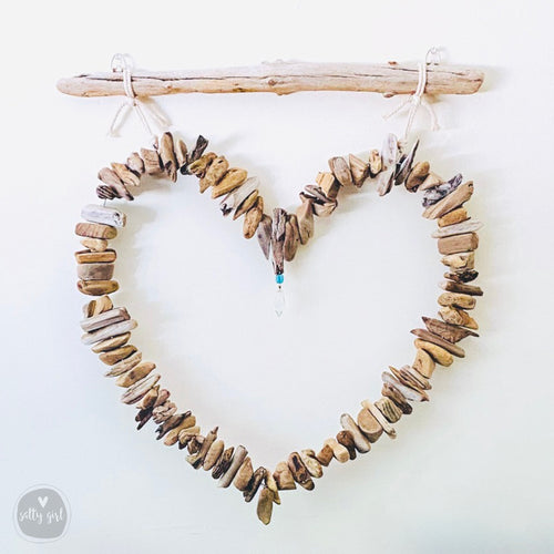 Driftwood Heart Wall Hanging - 4 Sizes 18-42"