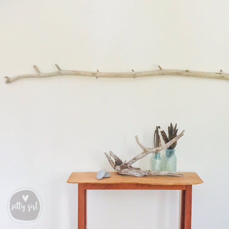 Large Driftwood Branch 6 FT for Coastal Wall Decor