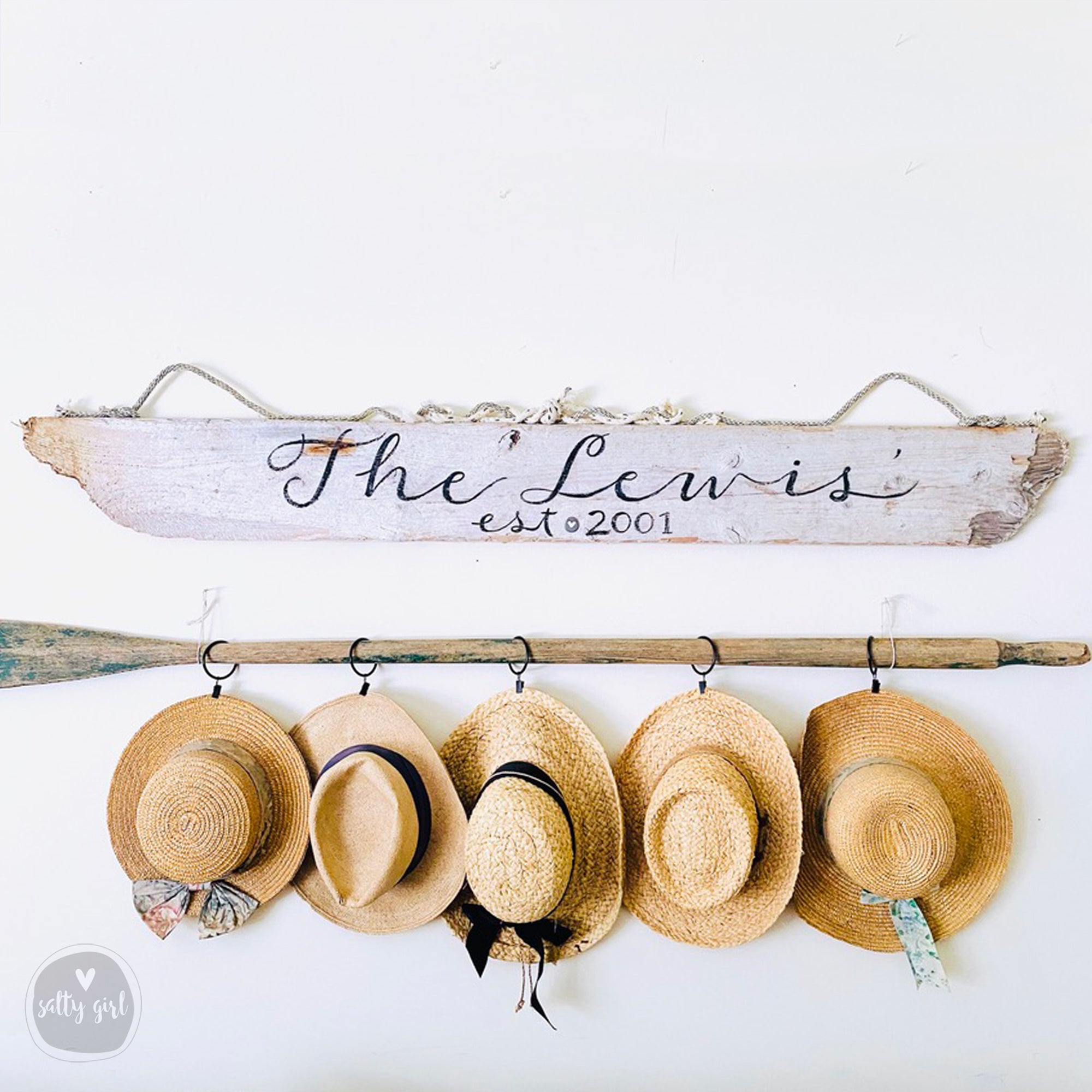 Driftwood Curtain Ring Clips for Driftwood Branch & Boat Oars