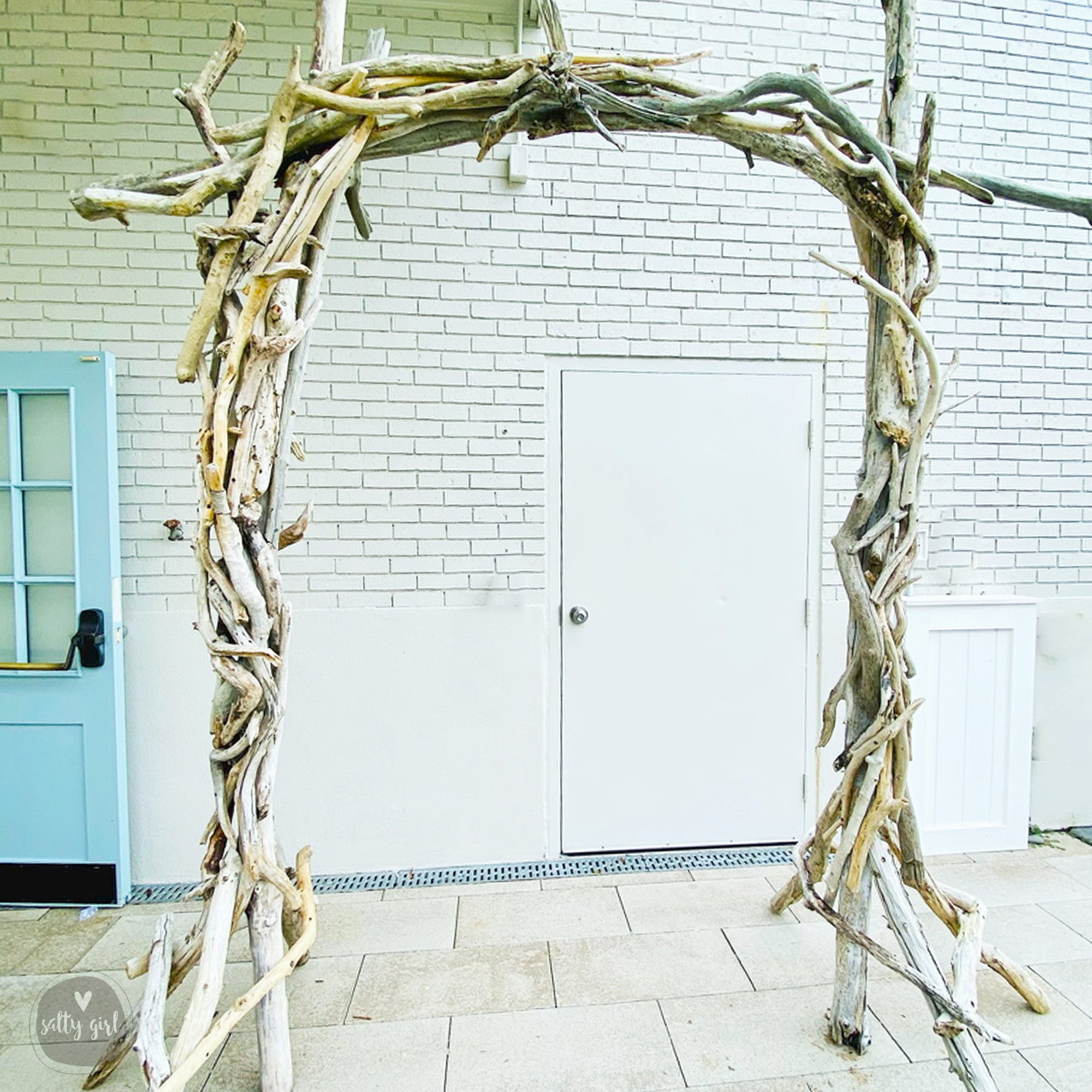 Rustic Driftwood Arch - Versatile & Portable Wedding Decor - Beach Ceremony Arbor