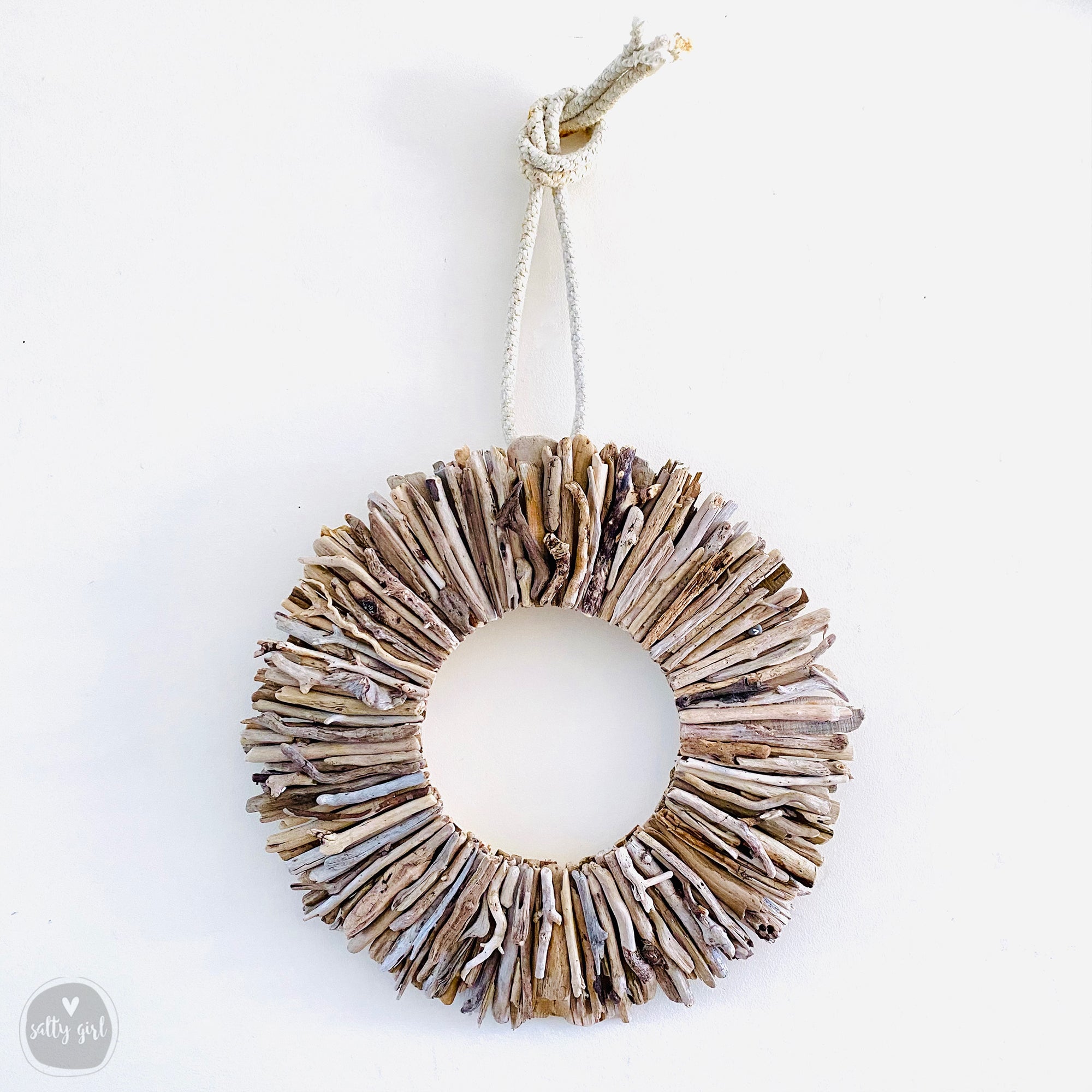 Driftwood Wreath with Unique Natural Accents - Sizes 12"-16"-20”