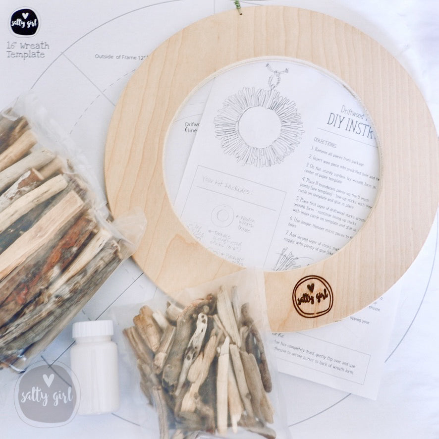 DIY Driftwood Wreath Kit