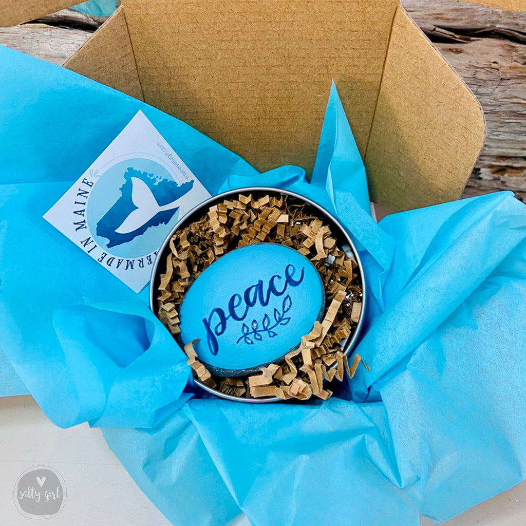 Peace Stone - Hand-Painted Maine Beach Stone