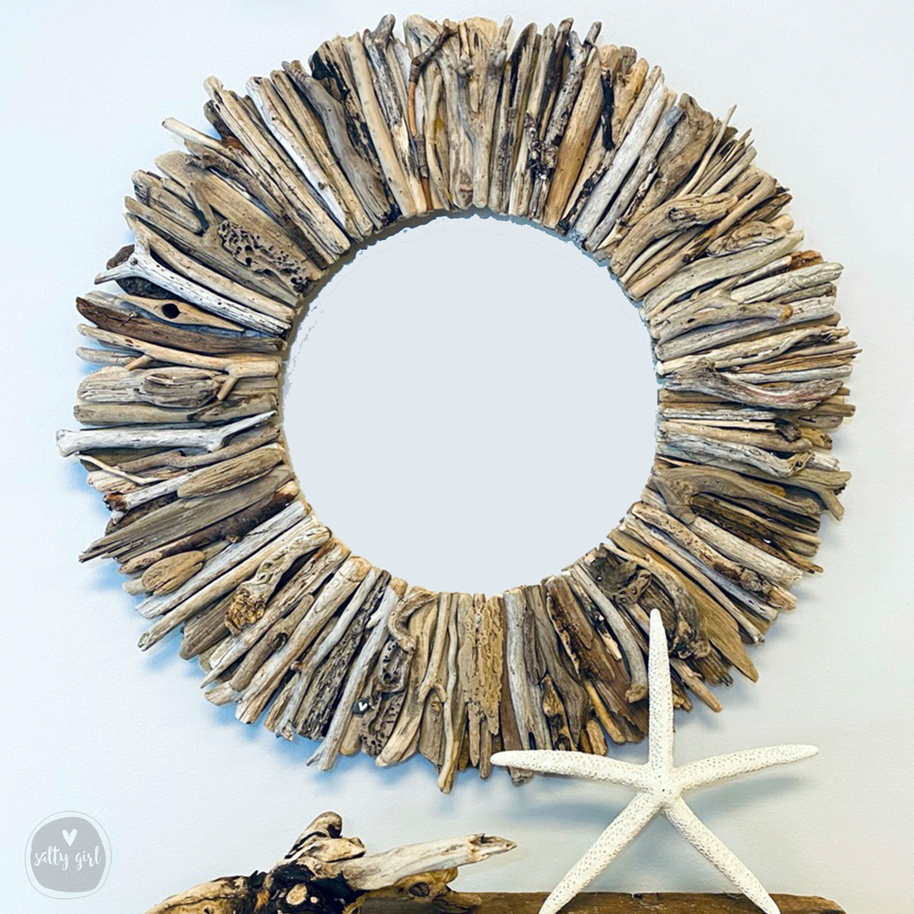 Driftwood Wreath with Unique Natural Accents - Sizes 12"-16"-20”