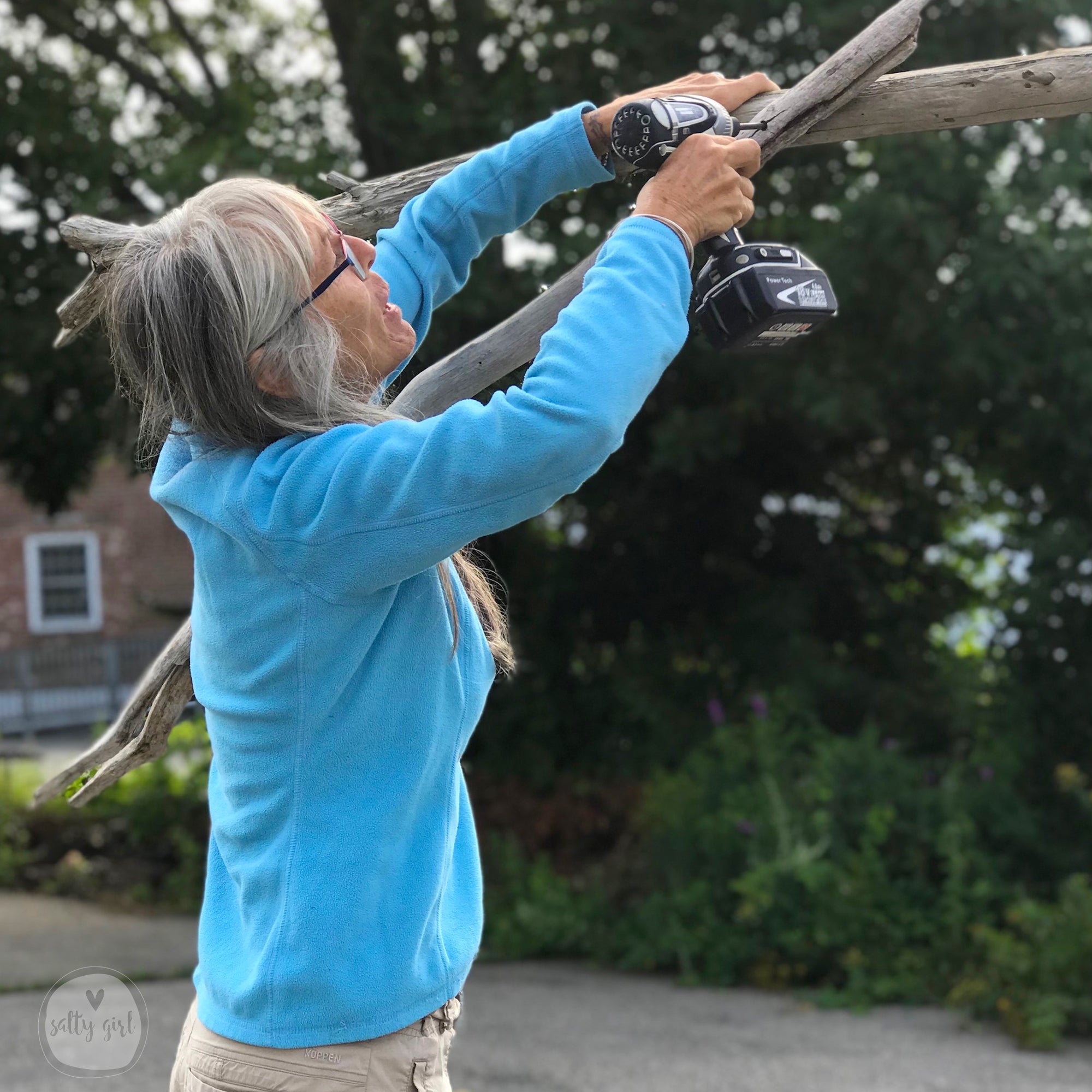 Rustic Driftwood Wedding Arch - Budget-Friendly and Easy Assembly