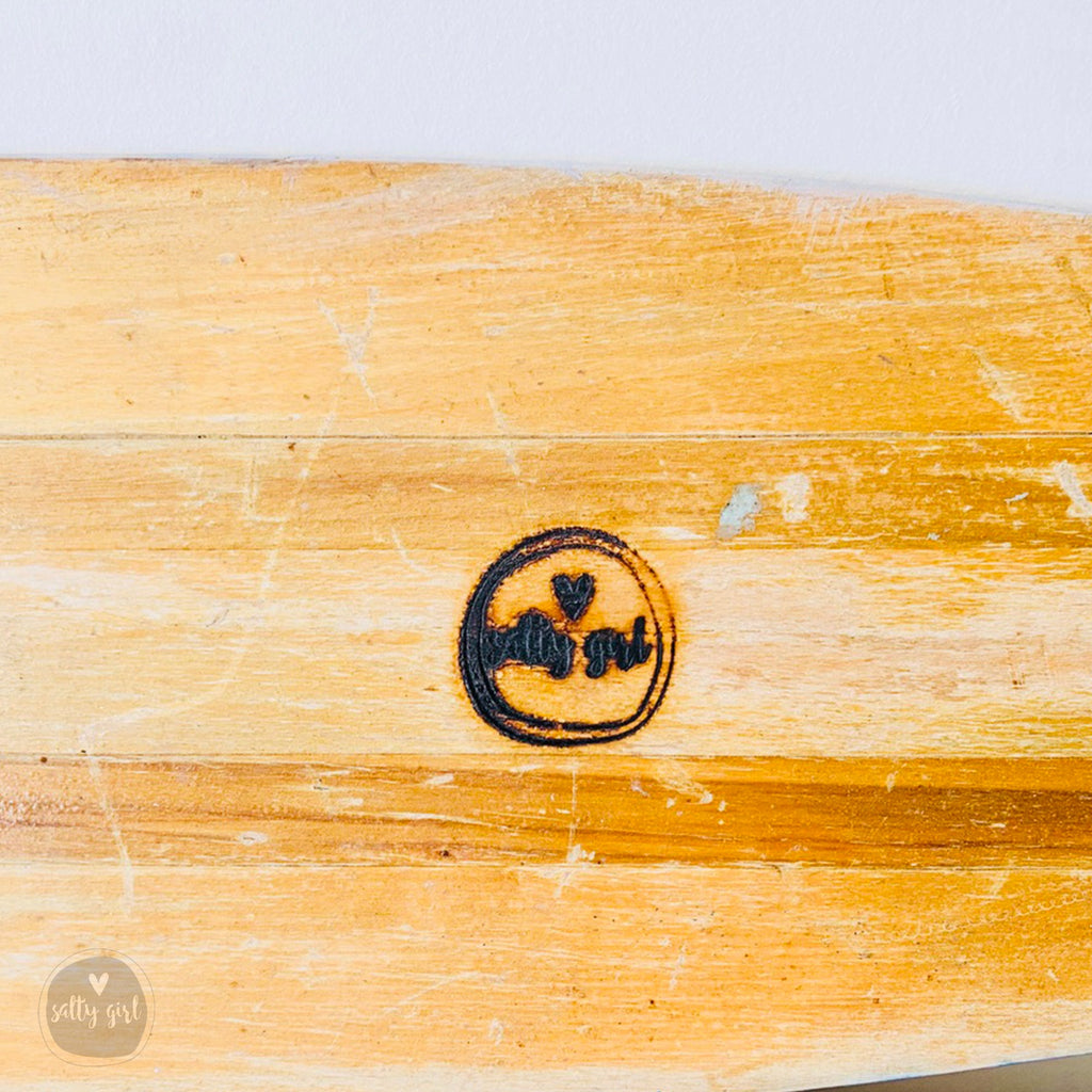 Custom Painted Antique Boat Oar - Nautical Wall Art