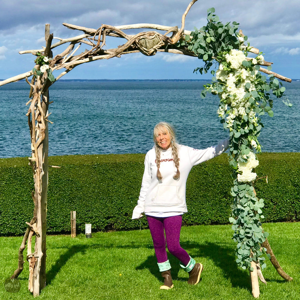 Driftwood Wedding Arch | Arbor -Wedding Chuppah - Beach Wedding - Wedding Ceremony Arbor - Gazebo - Wedding Canopy
