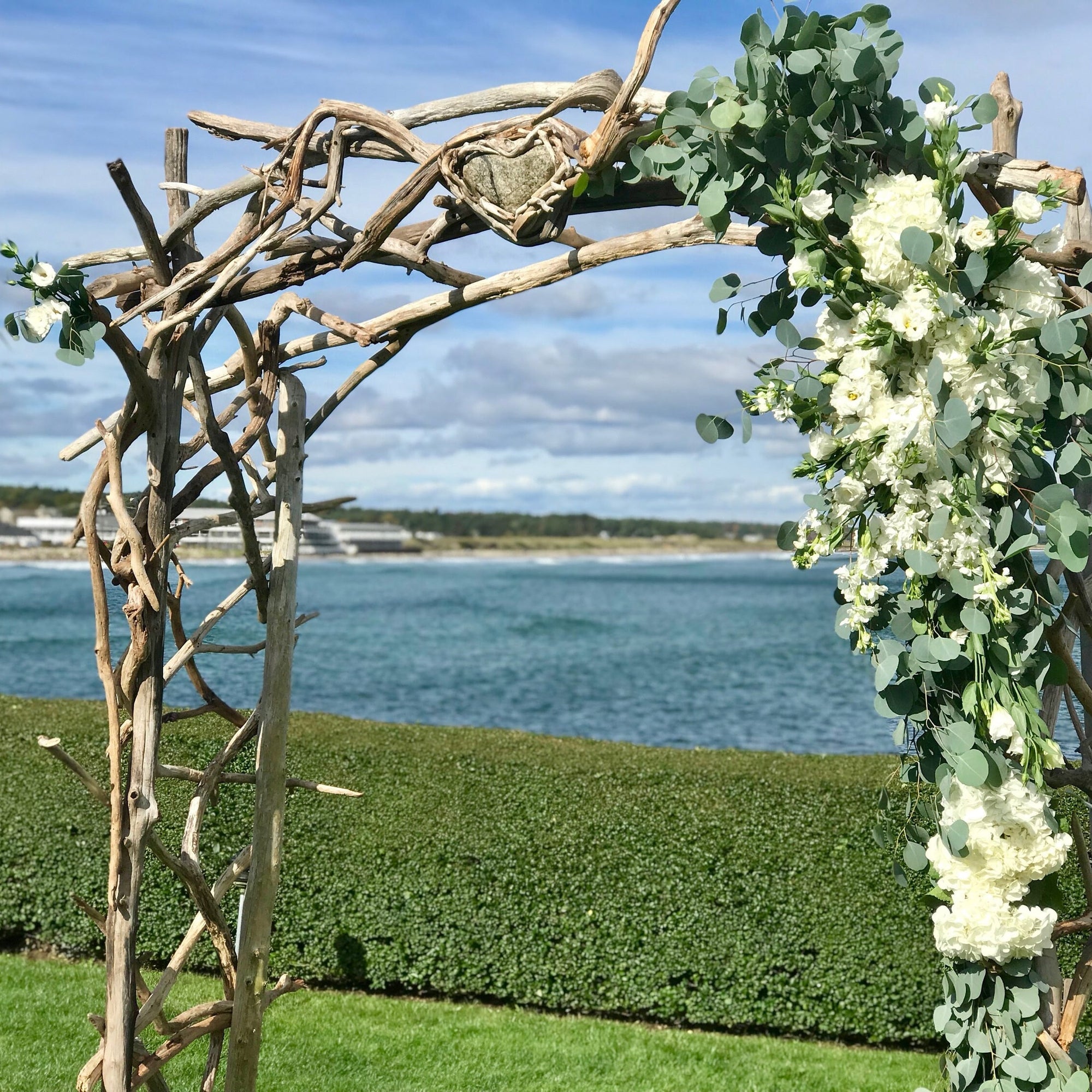 Driftwood Wedding Arch | Arbor -Wedding Chuppah - Beach Wedding - Wedding Ceremony Arbor - Gazebo - Wedding Canopy