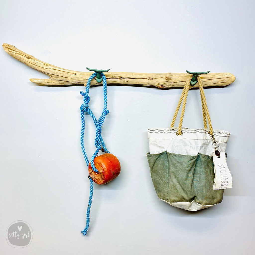 Driftwood Whale Tail Towel Rack 2-4 FT