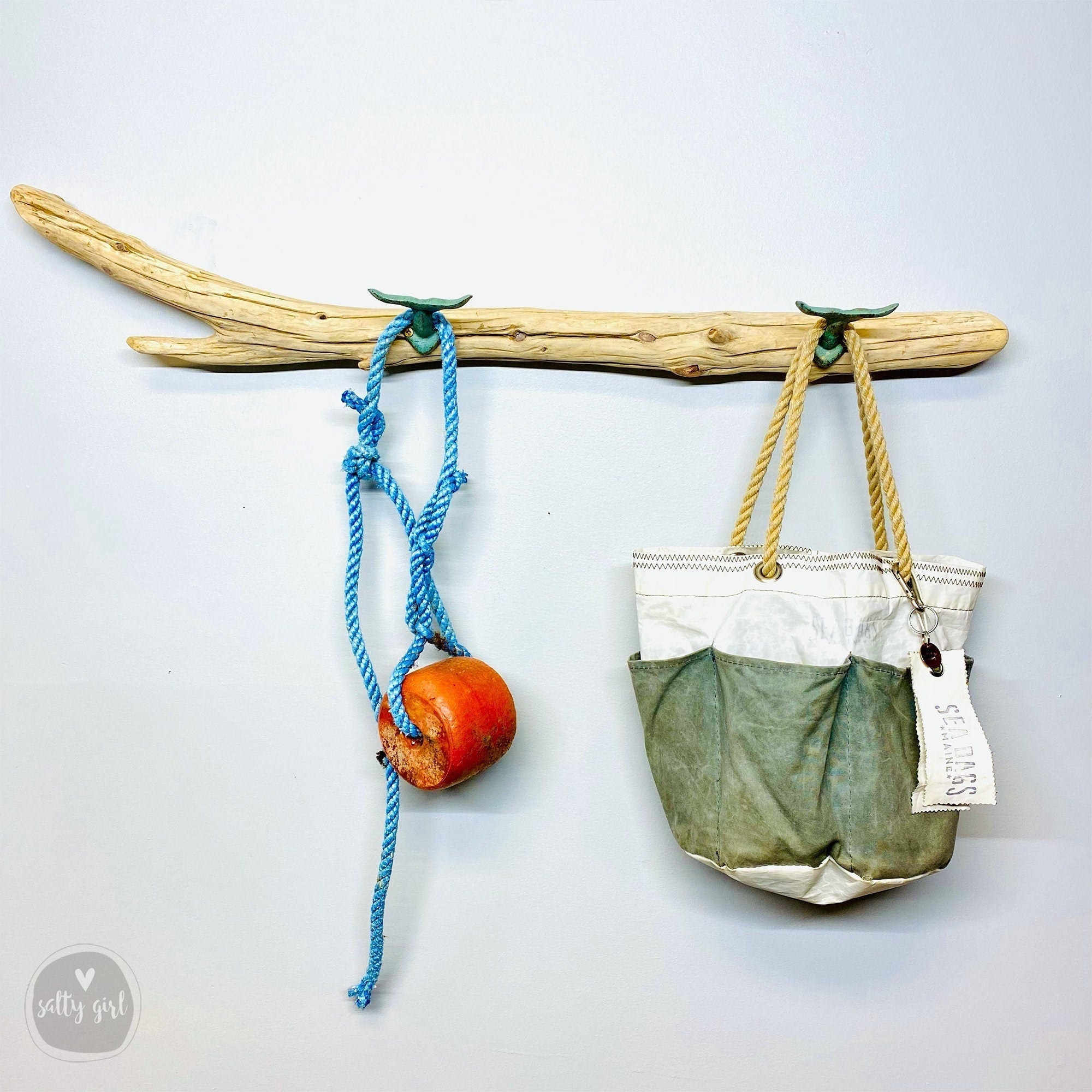 Driftwood Whale Tail Towel Rack 2-4 FT