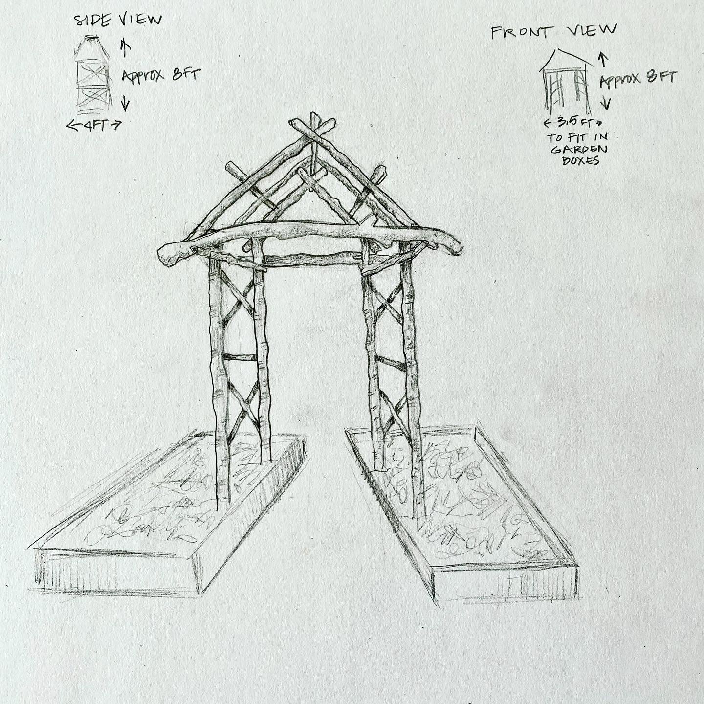 Custom Garden Arbor